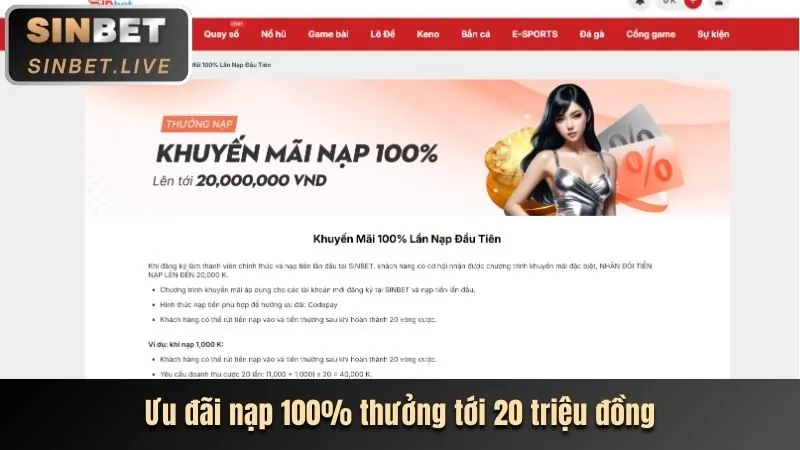 Đăng ký và nạp tiền lucky888